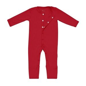 Kyte Baby Red  Snap Romper 0-3 Mnths New